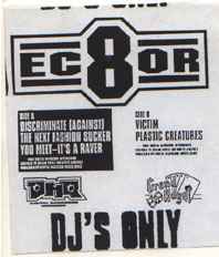 Ec8or - Discriminate (Against) The Next Fashionsucker You Meet - It's A Raver album cover