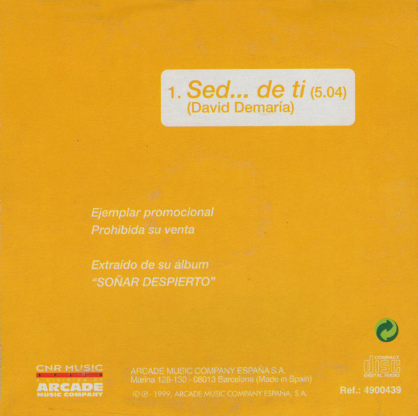 télécharger l'album David DeMaría - Sed De Ti