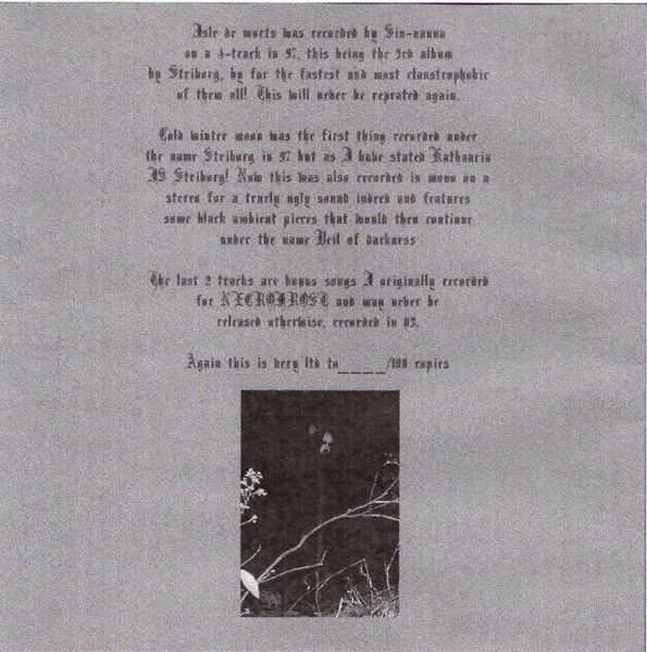 télécharger l'album Striborg - Isle De Morts Cold Winter Moon