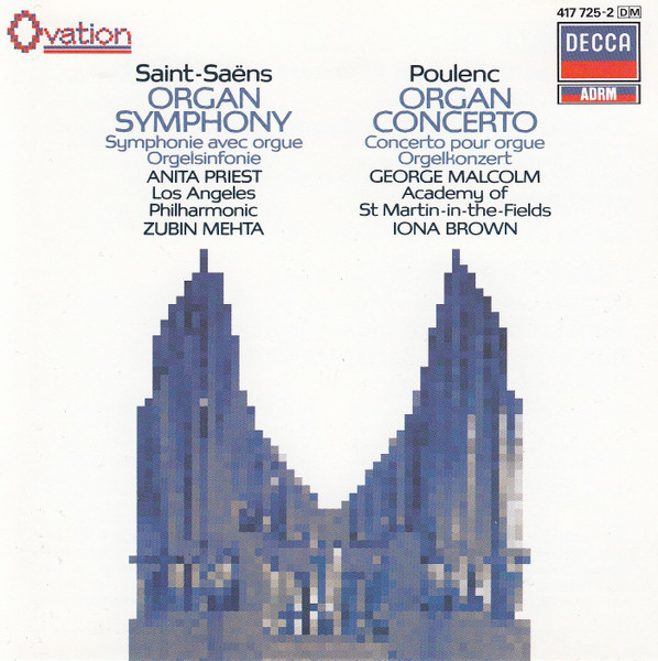 Saint-Saëns, Poulenc – Organ Symphony / Organ Concerto (1987, CD