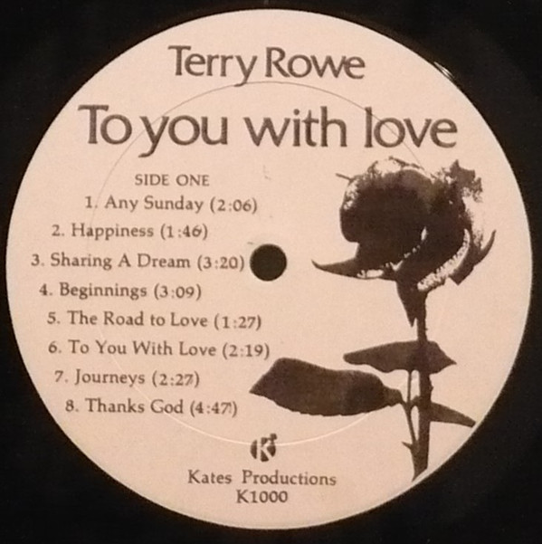 last ned album Terry Rowe - To You With Love