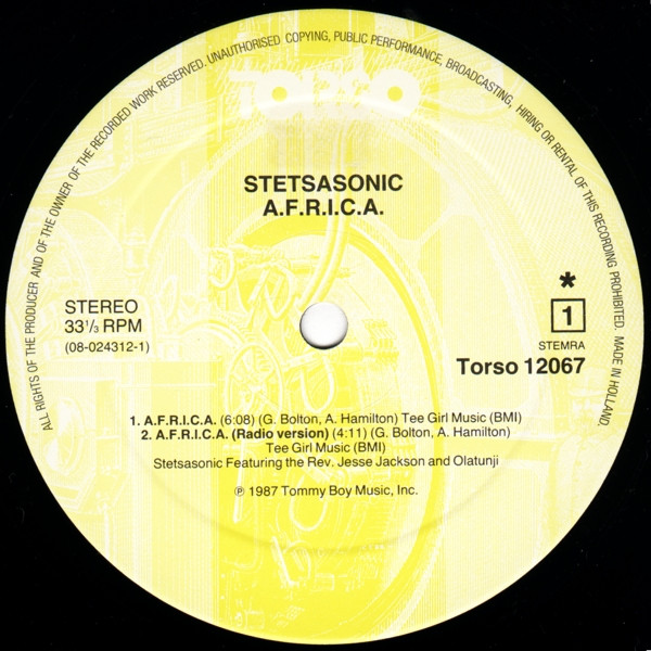 descargar álbum Stetsasonic Featuring The Reverend Jesse Jackson With Olatunji And The Drums Of Passion - AFRICA