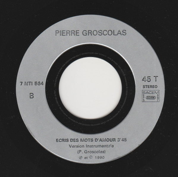 télécharger l'album Pierre Groscolas - Écris Des Mots Damour