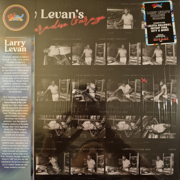 Larry Levan – Larry Levan's Paradise Garage (2023, Red & Black 