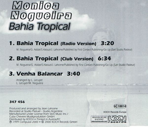 télécharger l'album Monica Nogueira - Bahia Tropical