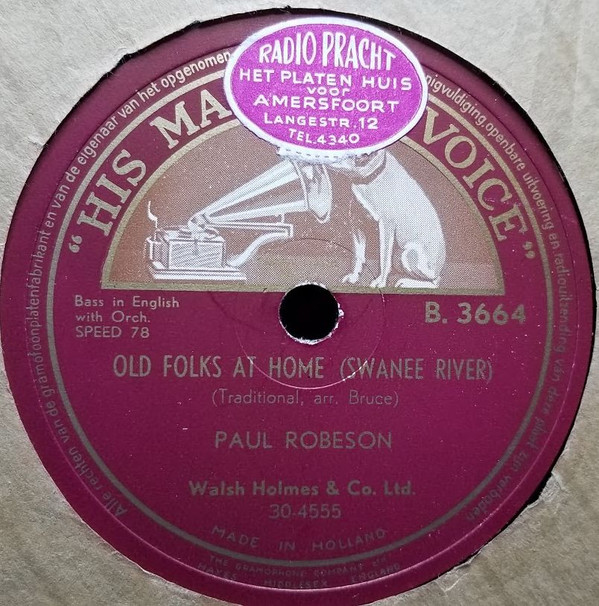 baixar álbum Paul Robeson - Old Folks At Home Swanee River Poor Old Joe