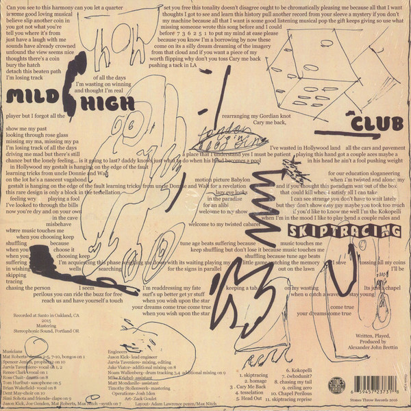 Mild High Club – Skiptracing (2016, Vinyl) - Discogs
