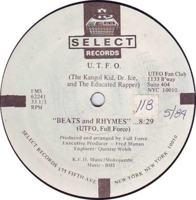 descargar álbum UTFO - Beats And Rhymes