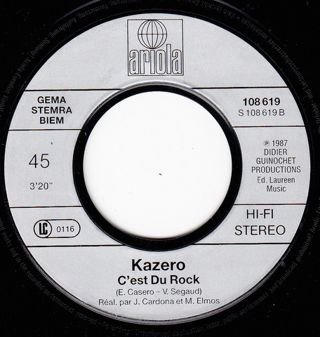 Kazero – Thaï Nana (1987, Vinyl) - Discogs