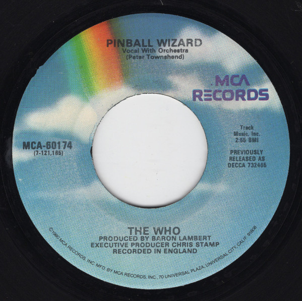 The Who – Pinball Wizard / Dogs Part Two (1980, Vinyl) - Discogs