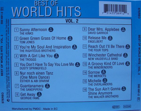 ladda ner album Various - Best Of World Hits Vol 2