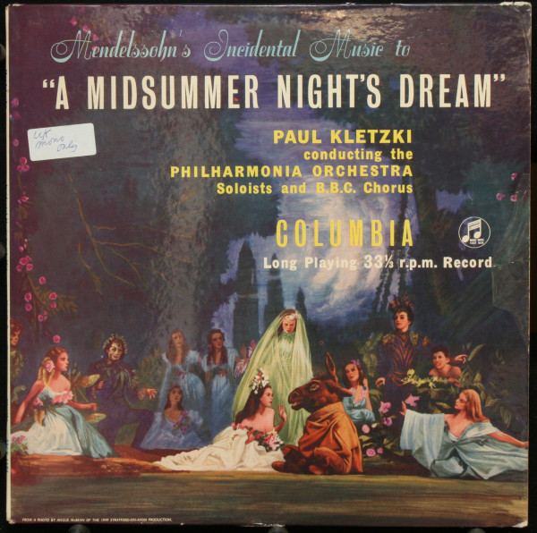 Mendelssohn – A Midsummer Night's Dream (Vinyl) - Discogs