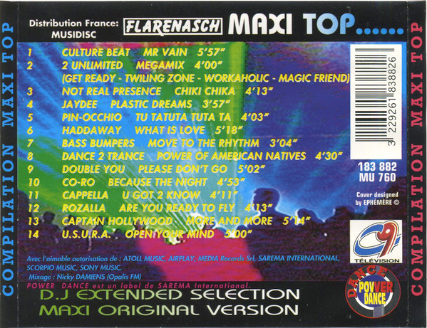 Album herunterladen Various - Maxi Top Le Meilleur Des Tops DJ Extended Selection Maxi Original Version