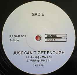 Sadie - Just Can't Get Enough album cover