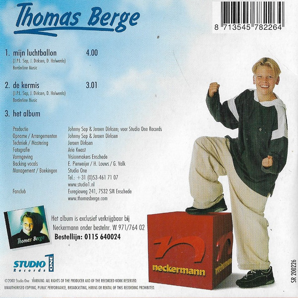 baixar álbum Thomas Berge - Mijn Luchtballon