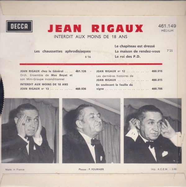 descargar álbum Jean Rigaux - Hue Coquette