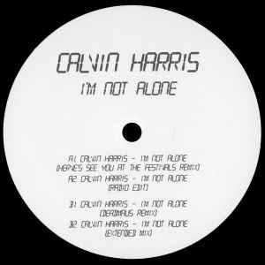 Calvin Harris - I'm Not Alone album cover
