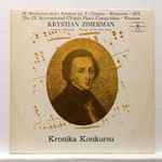 Krystian Zimerman – Kronika Konkursu (1975, Blue, Vinyl) - Discogs