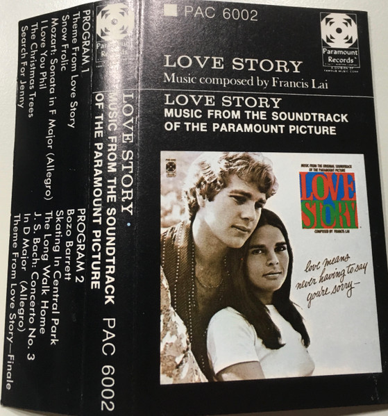 Francis Lai – Love Story - Music From The Original Soundtrack (Cassette) -  Discogs