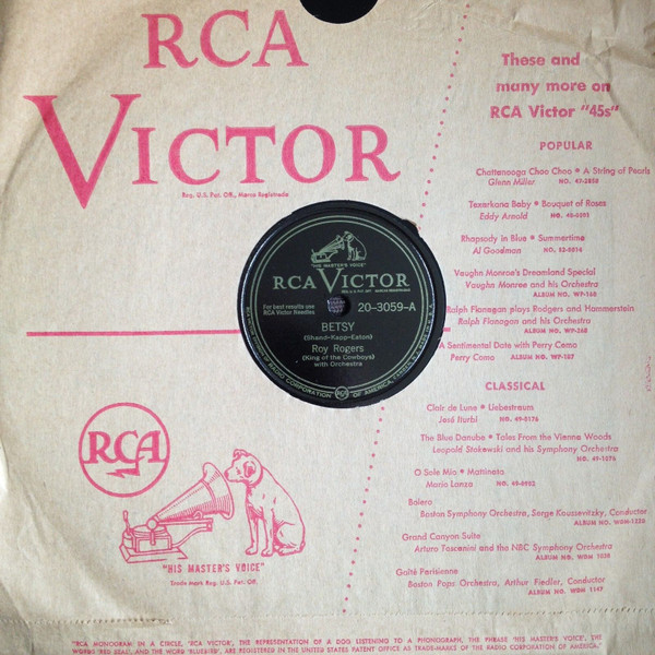 baixar álbum Roy Rogers - Betsy Hasta La Vista