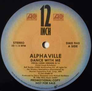 Alphaville Dance with me 1986 Usa 12 Maxi 33 Tours Vinyle Promo Intrattenimento Musica e video Musica Vinili 