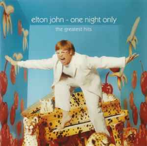 rare CD sleeve ELTON JOHN ONE NIGHT blue eyes NIKITA sacrifice BELIEVE sad  songs