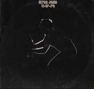 Elton John - 11-17-70 album cover