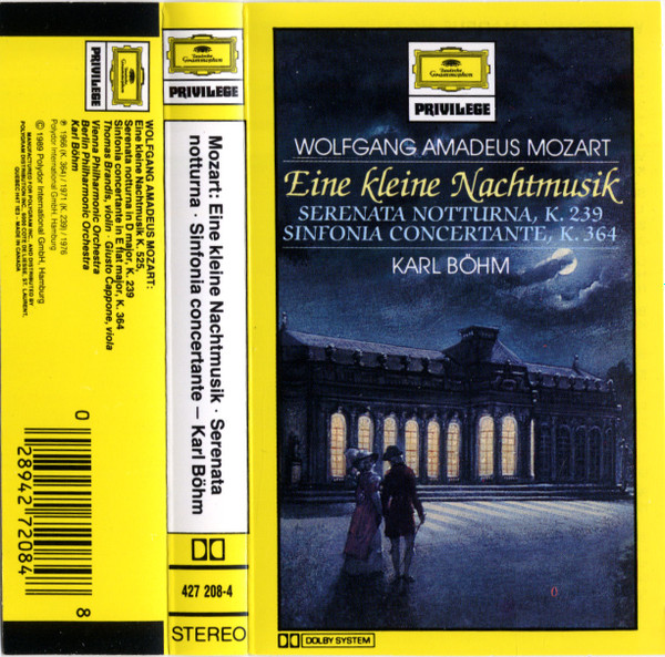télécharger l'album Download Wolfgang Amadeus Mozart Karl Böhm - Eine Kleine Nachtmusik Serenata Notturna K 239 Sinfonia Concertante K 364 album