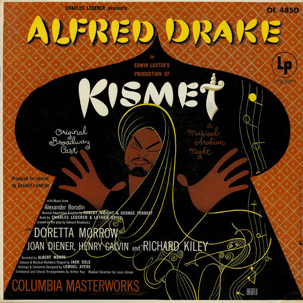 1950s Kismet programme Alfred Drake Stoll Theatre 