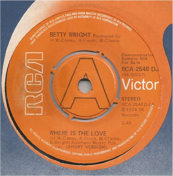 Betty Wright – Where Is The Love (1974, Vinyl) - Discogs