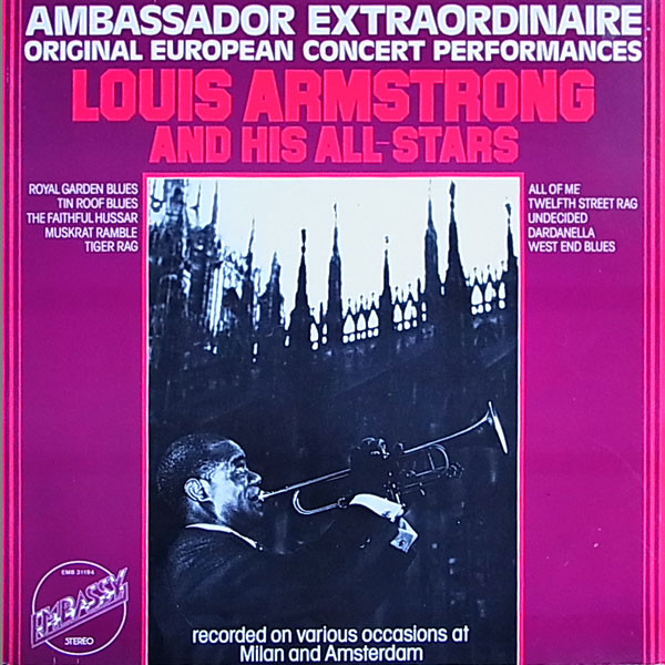 Ambassador satch (rare french press - fleepback cover - mid 1960s