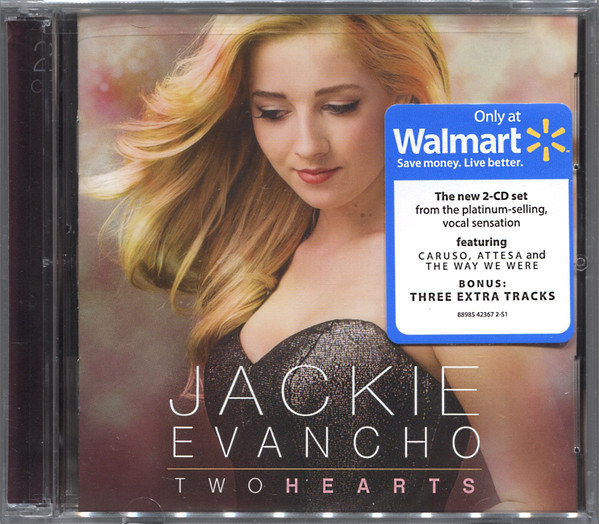 Jackie Evancho Two Hearts 2017 Walmart Edition CD Discogs