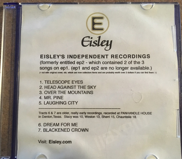 ladda ner album Eisley - Eisleys Independent Recordings
