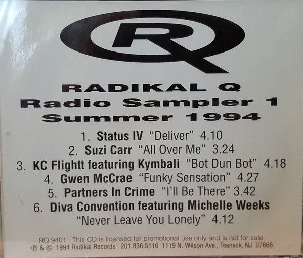 descargar álbum Various - Radikal Q Radio Sampler 1 Summer 1994