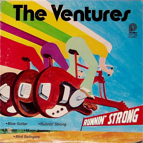 The Ventures ‎- Runnin' Strong - VG+ Stereo Compilation 1966 USA - Roc–  Shuga Records