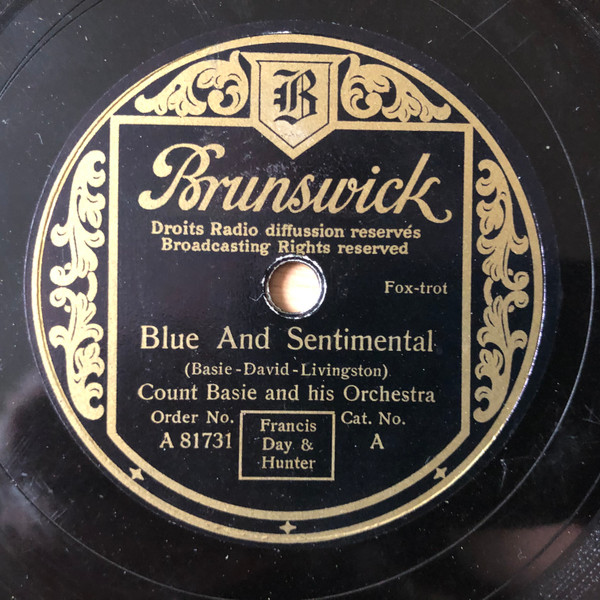 Count Basie & His Orchestra – Blue And Sentimental / Doggin 