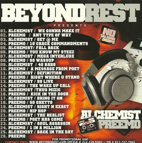 ladda ner album BeyondRest Presents Alchemist & DJ Premier - Alchemist Vs Preemo