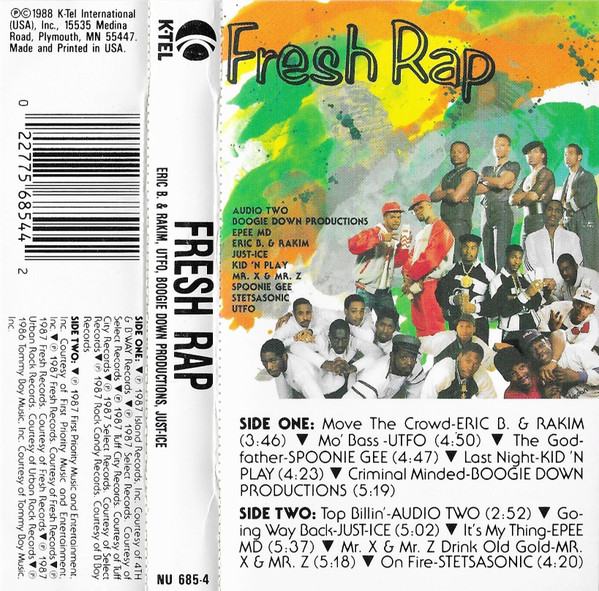 Fresh Rap (1988, Cassette) - Discogs