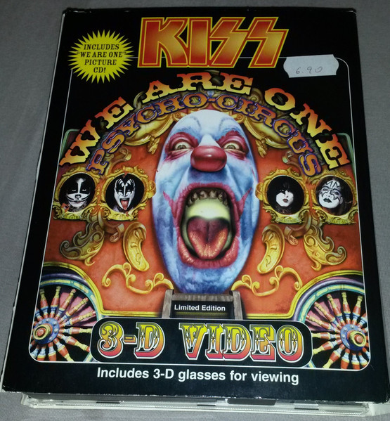 Kiss – We Are One / Psycho-Circus 3-D Video Limited Edition (1998 