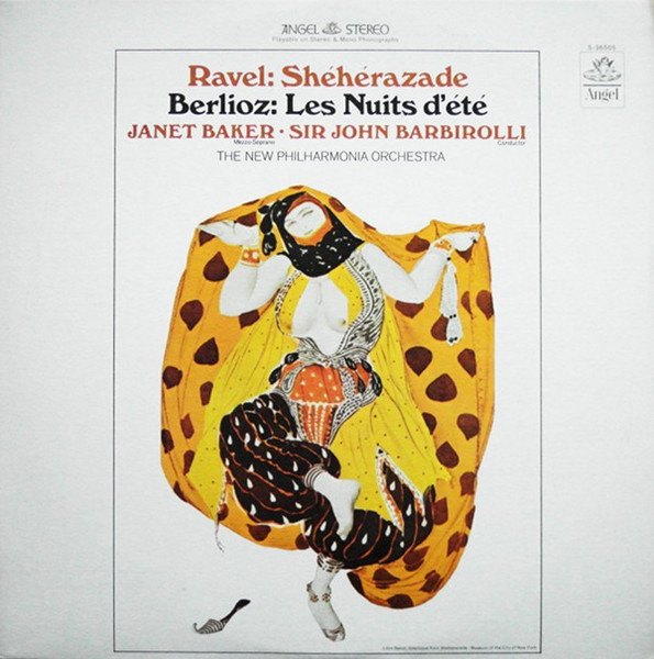 Berlioz / Ravel – Janet Baker, Sir John Barbirolli, New Philharmonia  Orchestra – Les Nuits D'été / Shéhérazade (1968, Vinyl) - Discogs