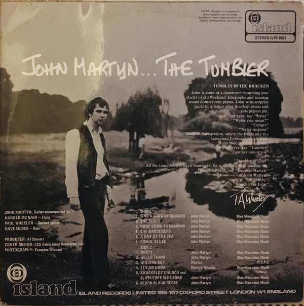 John Martyn - The Tumbler | Island Records (ILPS 9091) - 2