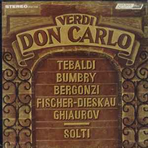 Giuseppe Verdi - Don Carlo album cover