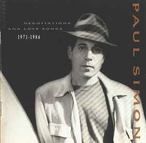 Paul Simon - Negotiations And Love Songs (1971-1986) album cover