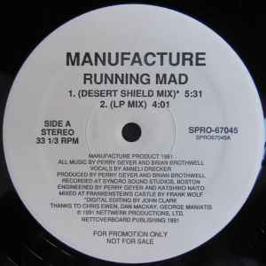 Manufacture - Running Mad / A Measured Response album cover