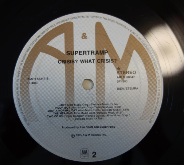 Crisis? What Crisis? : Supertramp, John a. Helliwell, Richard Davies, Roger  Hodgson, Supertramp: : CDs y vinilos}