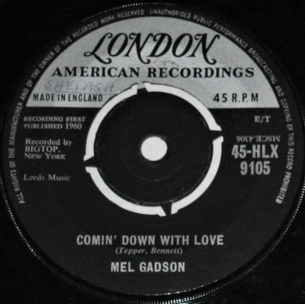 descargar álbum Mel Gadson - Comin Down With Love