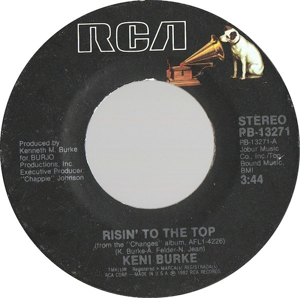 Keni Burke – Risin' To The Top / You're The Best (2018, Vinyl 