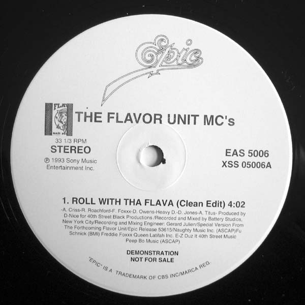 The Flavor Unit MCs – Roll Wit Tha Flava (1993, Vinyl) - Discogs