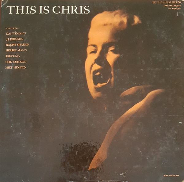 Chris Connor – This Is Chris (1955, Vinyl) - Discogs