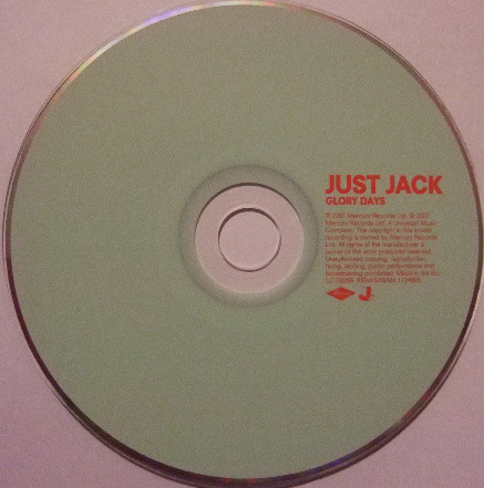 lataa albumi Just Jack - Glory Days